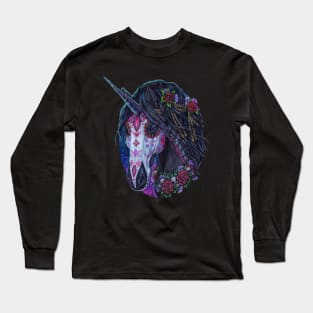 Unicorn Muertos Long Sleeve T-Shirt